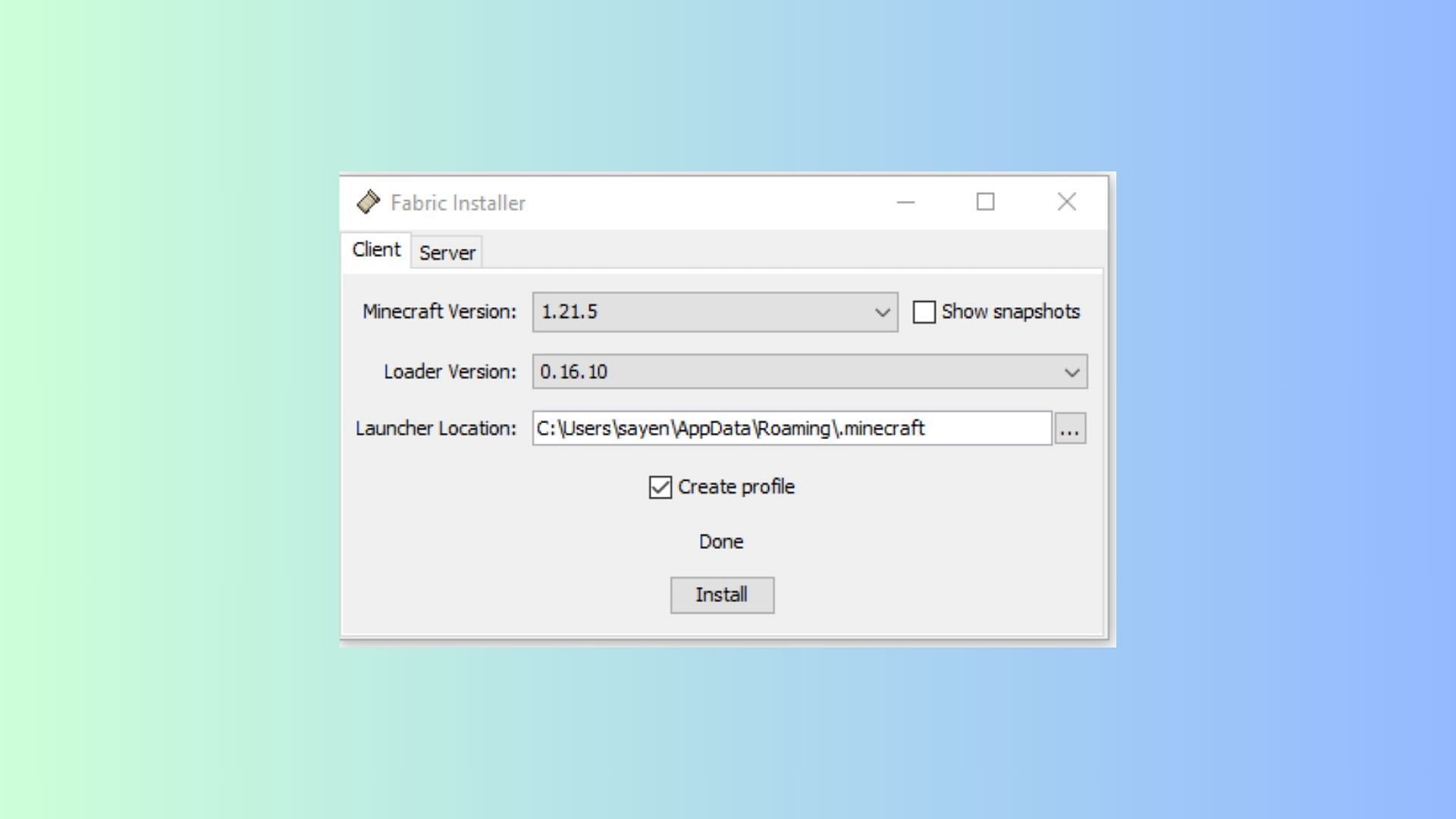 Download the base APIs like Fabric or Forge to run these mods (Image via Sportskeeda Gaming || Mojang Studios)